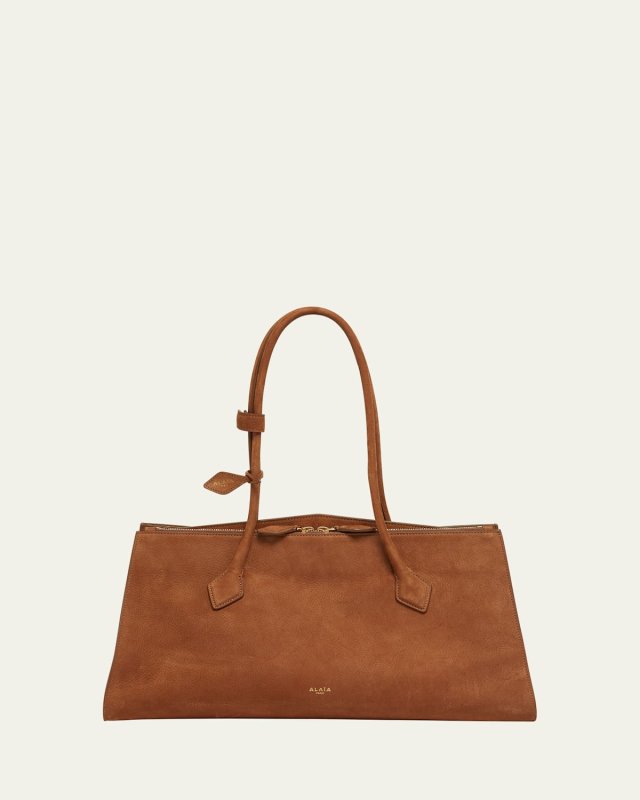 Le Teckel Tote Bag in Suede and Leather